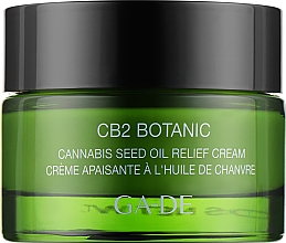 Düfte, Parfümerie und Kosmetik Beruhigende Gesichtscreme mit Hanfkernöl - Ga-De CB2 Botanic Cannabis Seed Facial Oil Relief Cream