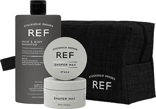 Set - REF Hair & Body Essentials Kit (shmp/285ml + h/wax/85ml + bag) — Bild N1