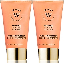 Düfte, Parfümerie und Kosmetik Set - Warda Glow Boost Vitamin C Face Moisturizer (face/cr/2x50ml)