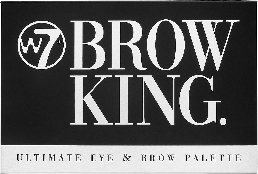 Augen- und Augenbrauenpalette - W7 Brow King Ultimate Eye and Brow Palette — Bild N1