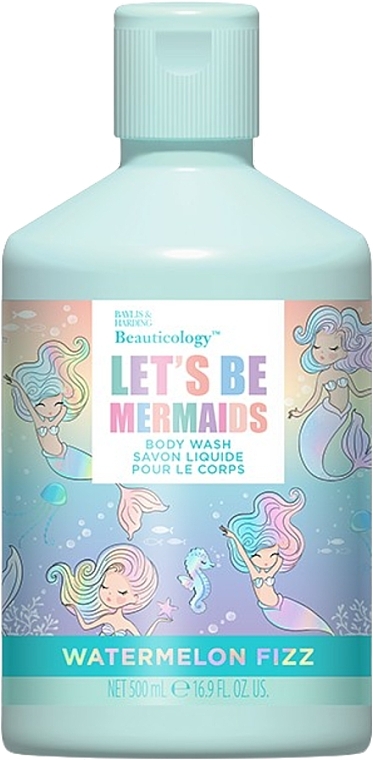 Duschgel - Baylis & Harding Beauticology Let's Be Mermaids Watermelon Fizz Body Wash — Bild N1