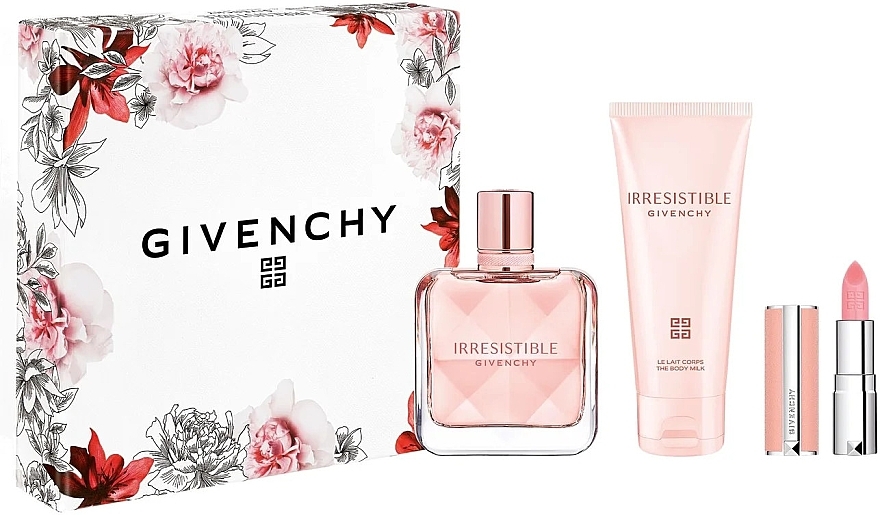 Givenchy Irresistible Givenchy - Duftset (Eau de Parfum /50 ml + Körperlotion /75 ml + Lippenstift /1.5 g)  — Bild N1