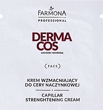 Stärkende Creme für zu Rosacea neigende Haut - Farmona Professional Dermacos Capillary Stengthening Cream (Probe)  — Bild N1