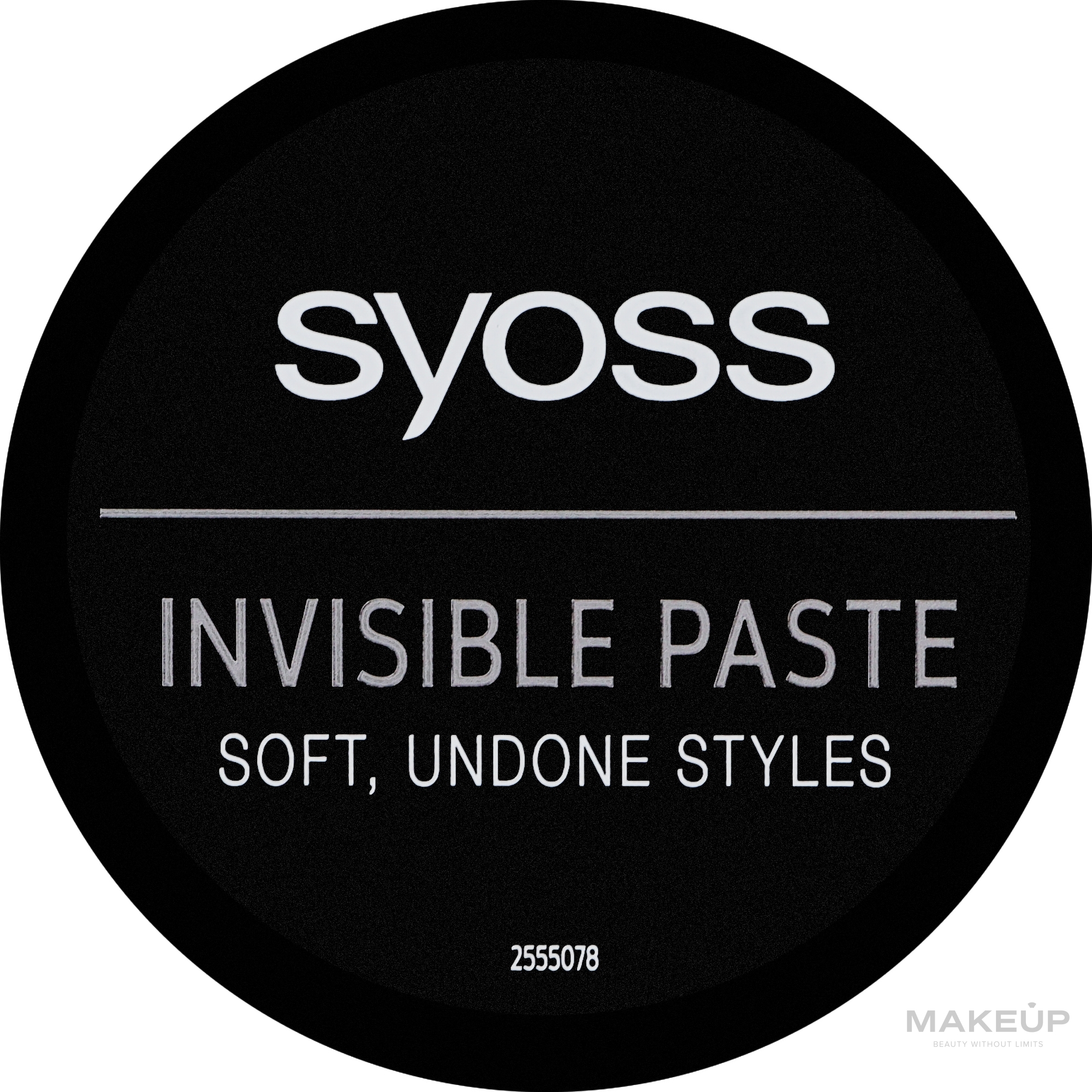 Modellierende Haarpaste Leichter Halt - Syoss Invisible Paste Light Control — Bild 100 ml