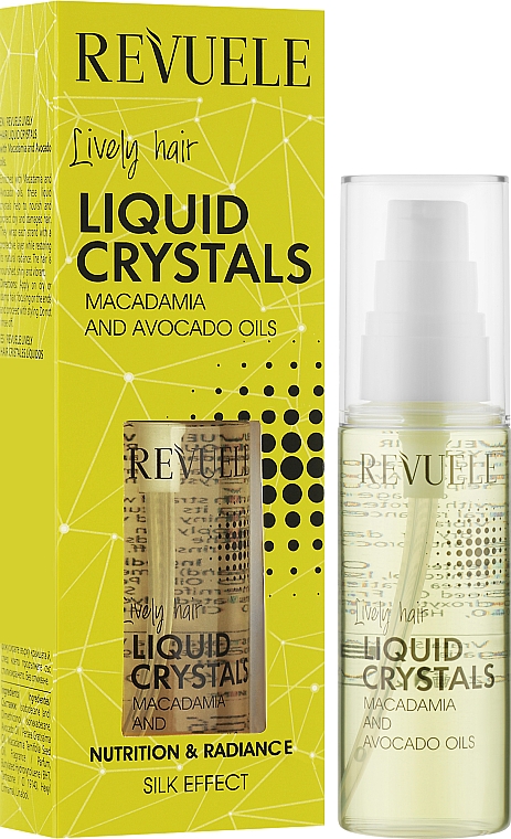 Flüssige Haarkristalle mit Macadamia- und Avocadoöl - Revuele Lively Hair Liquid Crystals With Macadamia and Avocado Oils — Bild N2