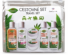 Körperpflegeset 6 St. - Bione Cosmetics Cannabis Travel Set — Bild N2