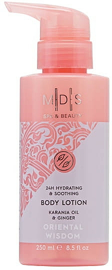 Beruhigende und feuchtigkeitsspendende Körperlotion mit Karaniaöl und Ingwer - MDS Spa&Beauty Oriental Wisdom Body Lotion — Bild N1