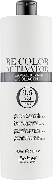 Oxidationsmittel 1,05% - Be Hair Be Color Activator with Caviar Keratin and Collagen — Bild N1