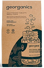 Mundwassertabletten mit englischer Pfefferminze - Georganics Mouthwash Tablets Refill Pack English Peppermint (Refill) — Bild N1