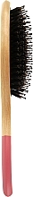 Haarbürste mit Natur- und Nylonborsten 498639 - Inter-Vion Wooden Line Brush — Bild N2