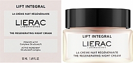 Revitalisierende Nachtcreme für das Gesicht - Lierac Lift Integral The Regenerating Night Cream — Bild N2