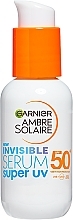 Sonnenschutzserum für das Gesicht - Garnier Ambre Solaire Invisible Serum Spf50 — Bild N1