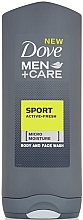 Düfte, Parfümerie und Kosmetik Duschgel für Männer - Dove for Men Plus Care Sport Active+Fresh