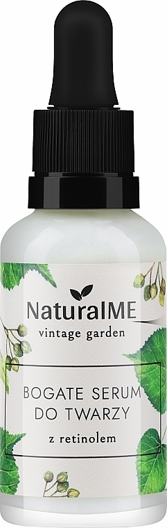 Gesichtsserum mit Retinol - NaturalME Vintage Garden Honey & Linden Revitalization & Firming Rich Face Serum — Bild N1