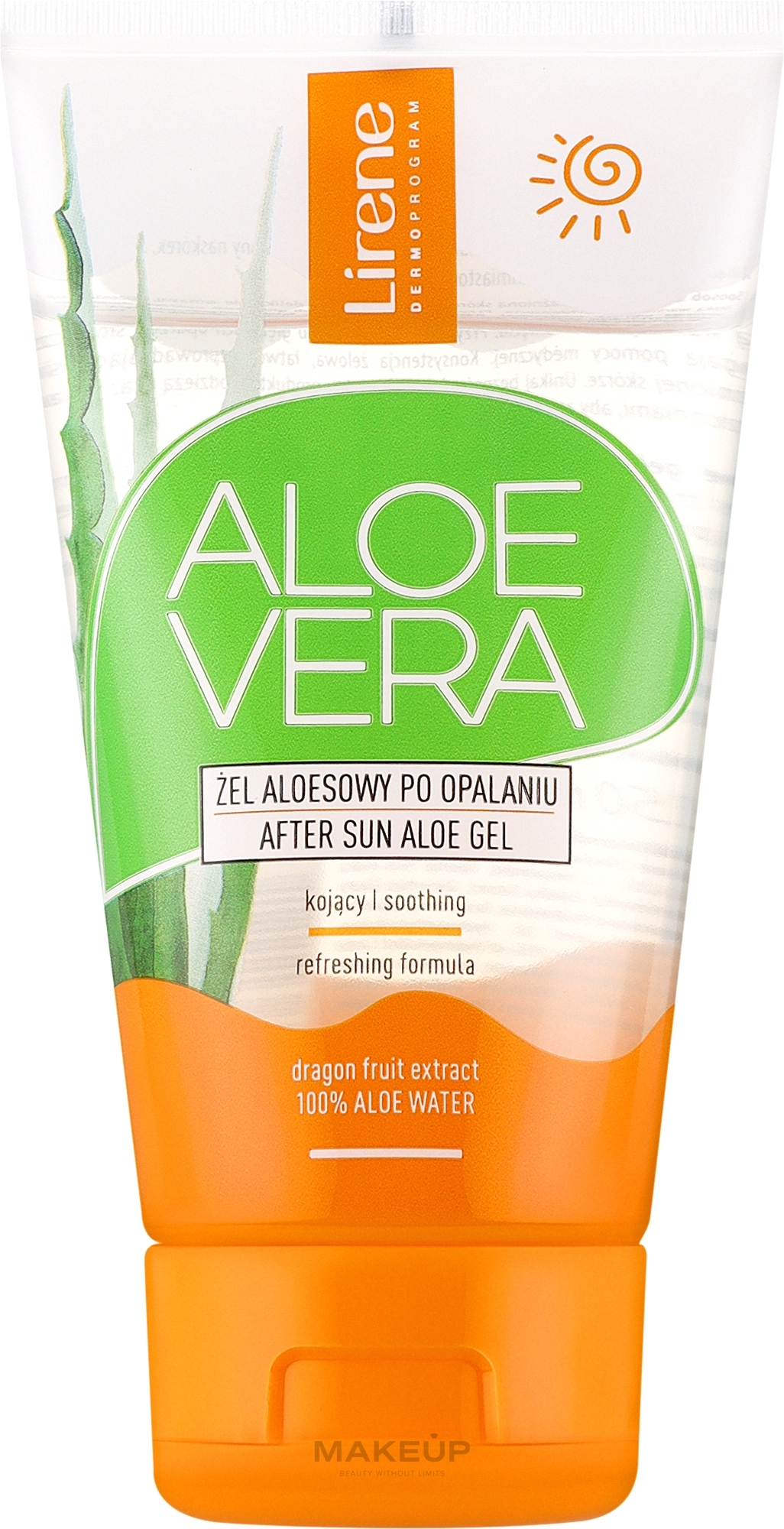 After Sun Gel mit Aloe Vera - Lirene After Sun Aloe Gel  — Bild 150 ml