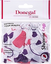 Düfte, Parfümerie und Kosmetik Duschhaube 9298 rosa-lila Herzen - Donegal