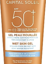 Wasserfestes Sonnenschutzgel für Gesicht und Körper für empfindliche Kinderhaut SPF 50+ - Vichy Capital Soleil Wet Skin Gel — Bild N6