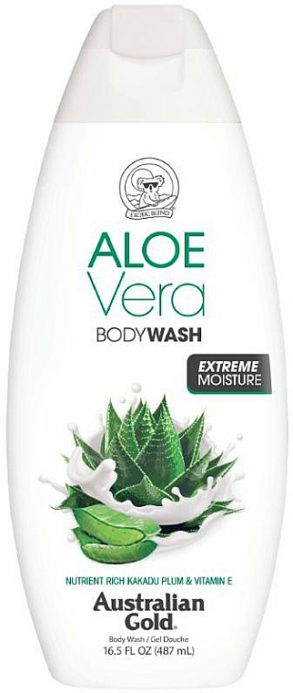 Feuchtigkeitsspendendes Duschgel mit Vitamn E, Kakadupflaume und Aloe Vera - Australian Gold Aloe Vera Body Wash — Bild N1