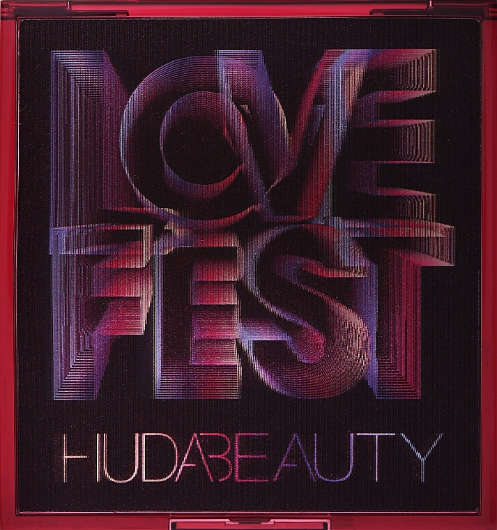 Lidschattenpalette - Huda Beauty Lovefest Obsessions Eyeshadow Palette  — Bild N2
