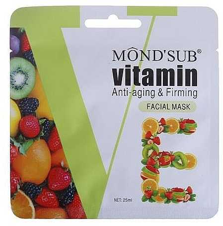 Anti-Aging-Gesichtsmaske - Mond'Sub Vitamin E Anti-Aging & Firming Facial Mask — Bild N1