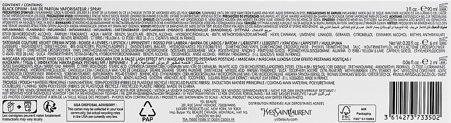 Yves Saint Laurent Black Opium - Duftset (Eau de Parfum 90ml + Mascara 2ml + Lippenstift 6ml + Bag) — Bild N5