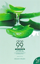 Düfte, Parfümerie und Kosmetik Beruhigende Gesichtsmaske mit Aloe Vera-Saft - Holika Holika Aloe 99% Soothing Gel Jelly Mask Sheet