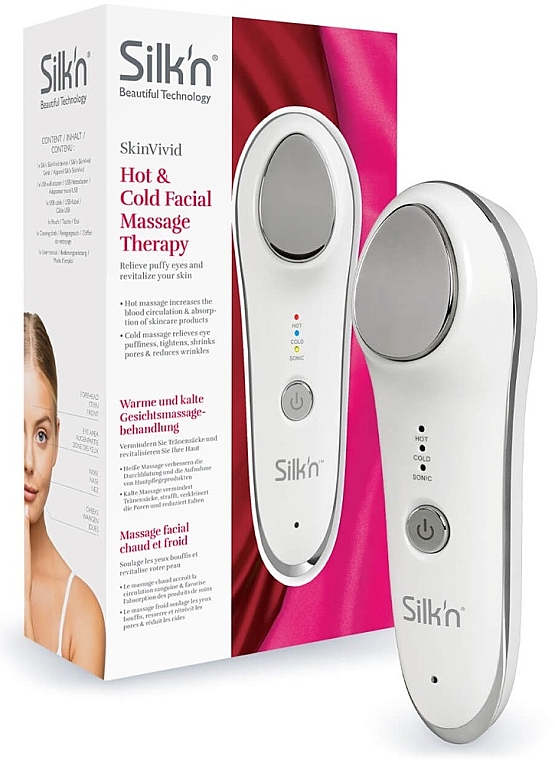 Gesichtsmassage-Behandlung - Silk’n SkinVivid Hot & Cold Facial Massage Therapy — Bild N1