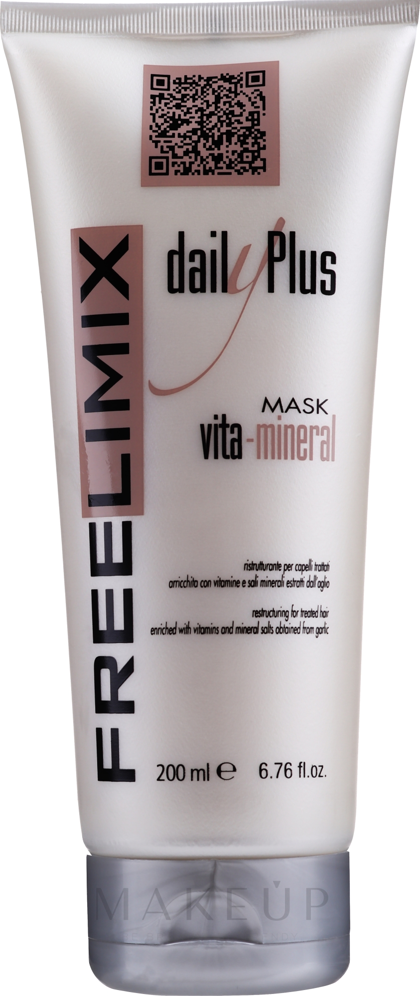 Mineralische Maske für behandeltes Haar mit Vitaminen und Mineralsalzen - Freelimix Daily Plus Vita Mineral Mask — Bild 200 ml