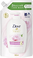 Düfte, Parfümerie und Kosmetik Flüssige Cremeseife Pfingstrose - Dove Cream Wash Fresh Touch (Doypack) 