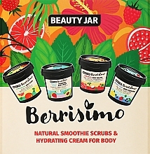 Düfte, Parfümerie und Kosmetik Körperpflegeset - Beauty Jar Berrisimo Hydrating Body Gift Set (Körperpeeling 160g + Körperpeeling 200g + Körperpeeling 200g + Körpercreme 155ml)