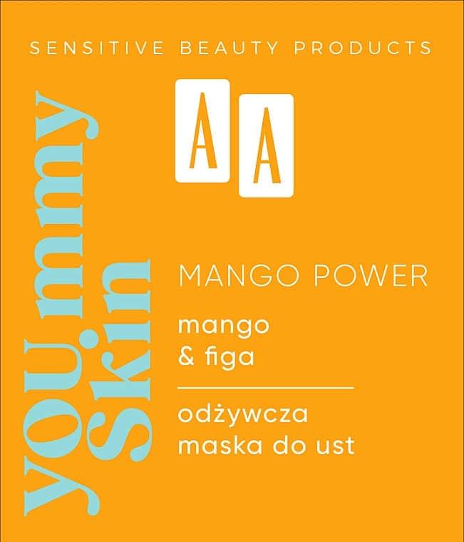 Pflegende Lippenmaske - AA You.mmy Skin Mango Power — Bild N5