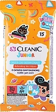 Feuchttücher für Babys 15 St. - Cleanic Junior Wipes Bubble Gum Scent — Bild N1