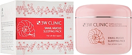 Düfte, Parfümerie und Kosmetik Nachtmaske mit Schneckenschleimextrakt - 3W Clinic Snail Mucus Sleeping Pack