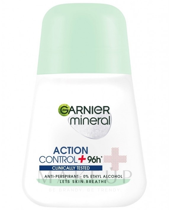 Deo Roll-on Antitranspirant - Garnier Mineral Action Control Clinically 96H Anti-Perspirant Roll-On — Bild 50 ml