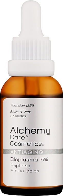 Anti-Aging-Gesichtsserum - Alchemy Care Cosmetics Antiaging Bioplasma 5% — Bild N1