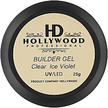 Modellierendes Haargel - HD Hollywood Builder Gel Clear Ice Violet — Bild N1