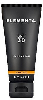 Schützende Gesichtscreme für alle Hauttypen - Bioearth Elementa SPF30 Face Cream  — Bild N1