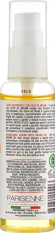 Haarserum mit Arganöl - Parisienne Italia Lin Exance Argan Oil Serum — Bild N2