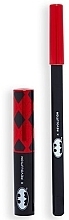 Lippenset - Makeup Revolution X DC Dangerous Red Harley Quinn Lip Kit (Lipstick 1.5 g + Lippenkonturenstift 1 g + Kosmetiktasche) — Bild N2