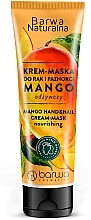 Düfte, Parfümerie und Kosmetik Creme-Maske für Hände und Nägel mit Mango - Barwa Natural Cream Mask Hands And Nails