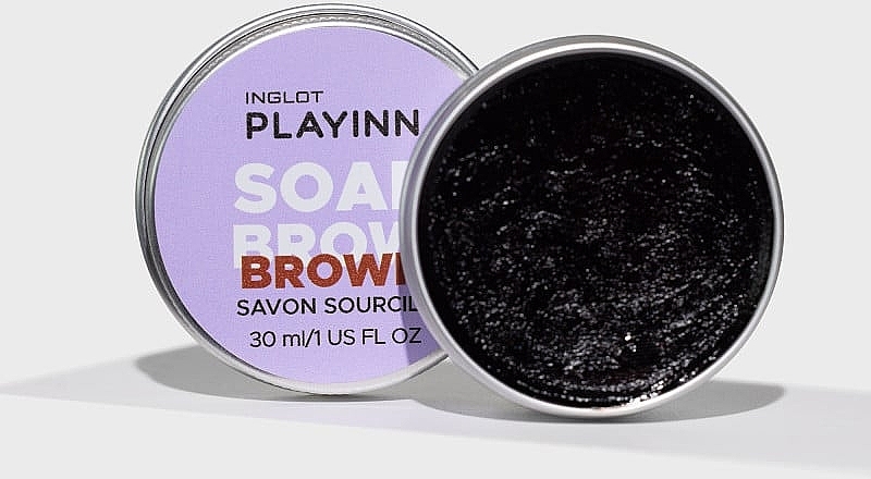 Augenbrauenseife braun - Inglot Playinn Soap Brow Brown — Bild N4