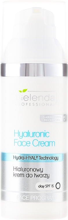 Gesichtscreme mit Hyaluronsäure SPF 15 - Bielenda Professional Hydra-Hyal Injection Hyaluronic Face Cream — Bild N1
