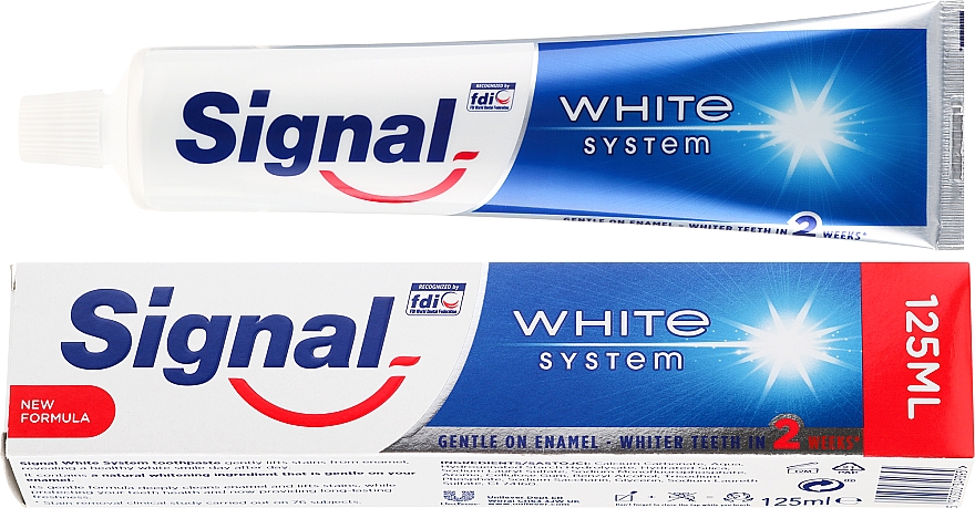 Zahnpasta White System - Signal White System Toothpaste — Bild N1