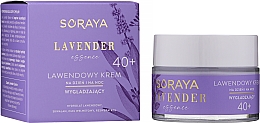 Düfte, Parfümerie und Kosmetik Glättende Gesichtscreme mit Lavendelhydrolat und Squalan 40+ - Soraya Lavender Essence