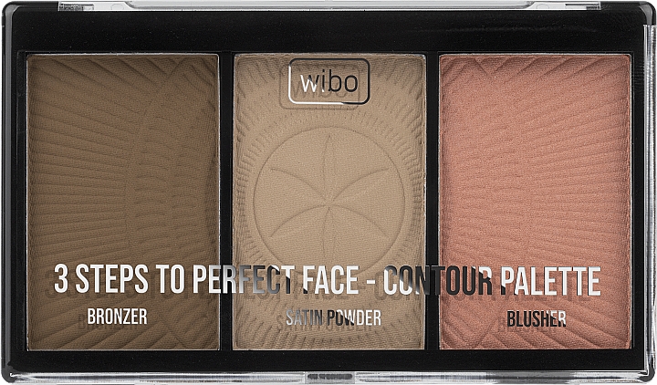 Konturpalette für das Gesicht - Wibo 3 Steps To Perfect Face Contour Palette New Edition — Bild N1
