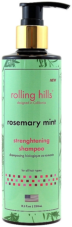 Stärkendes Shampoo Rosmarin-Minze - Rolling Hills Rosemary Mint Strenghtening Shampoo — Bild N1
