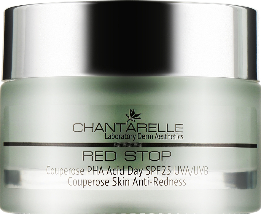 Feuchtigkeitsspendende Tagescreme gegen Rötungen mit PHA-Säure - Chantarelle Couperose PHA Acid Day Cream SPF 25  — Bild N2