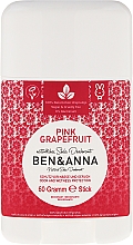 Düfte, Parfümerie und Kosmetik Natürlicher Soda Deostick Pink Grapefruit - Ben & Anna Natural Soda Deodorant Pink Grapefruit
