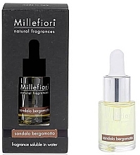 Konzentrat für Aromalampe Sandelholz und Bergamotte - Millefiori Milano Natural Fragrance Bergamot Sandal — Bild N1