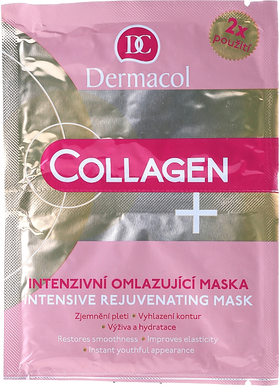 Intensive Anti-Aging-Gesichtsmaske - Dermacol Collagen+ Intensive Rejuvenating Mask